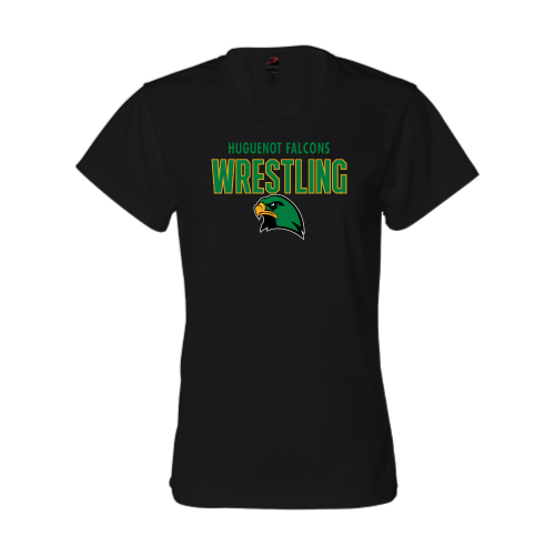 Huguenot Wrestling - Ladies B-Core SS Performance Tee