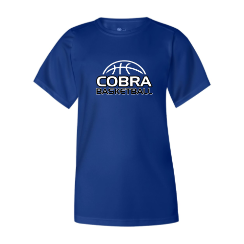 Creekside Cobra Basketball Royal - Youth B-Core SS Performance Tee