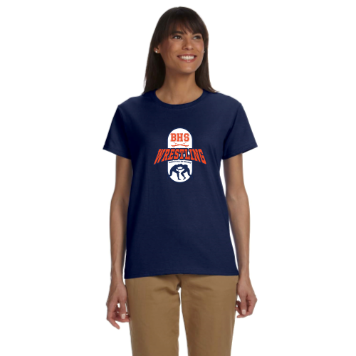 Beech HS - Wrestling - Ladies Short Sleeve Cotton Tee