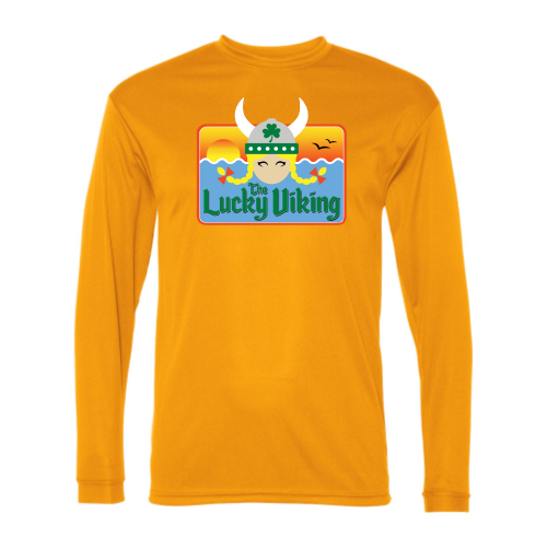 The Lucky Viking -  Adult LS Performance Tee