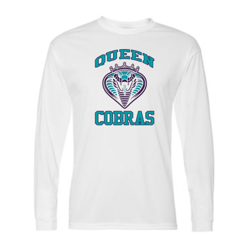 Load image into Gallery viewer, Queen Cobras - Adult LS Performance Tee
