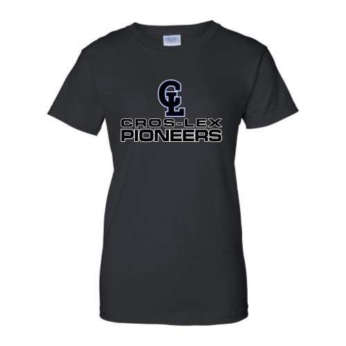 Load image into Gallery viewer, Cros-Lex Pioneers - Ladies Short Sleeve Cotton Tee
