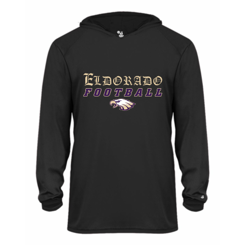 Load image into Gallery viewer, Eldorado - Youth LS Performance Tee with Hood
