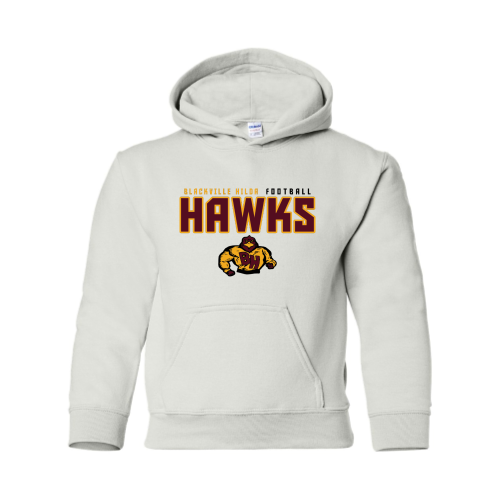 Load image into Gallery viewer, Blackville Hilda Football - Youth Pullover Hood Sweatshirt
