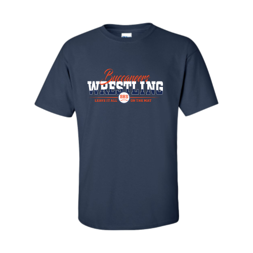 Load image into Gallery viewer, Beech High School Wrestling - Adult Short Sleeve Cotton Tee
