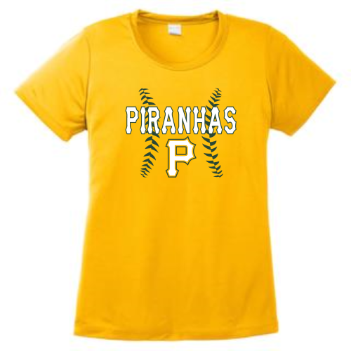 Load image into Gallery viewer, Pratt Piranhas - Sport-Tek Ladies PosiCharge Competitor Tee
