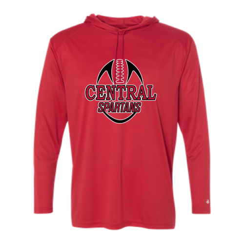 Load image into Gallery viewer, Central Davidson - Adult LS Performance Tee with Hood
