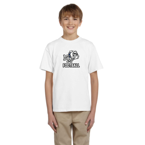 Load image into Gallery viewer, North Mason Football - Youth Short Sleeve Cotton Tee
