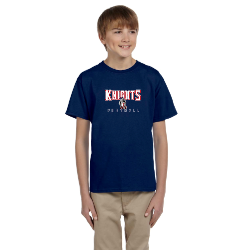 Load image into Gallery viewer, FCS Knights - Youth Short Sleeve Cotton Tee
