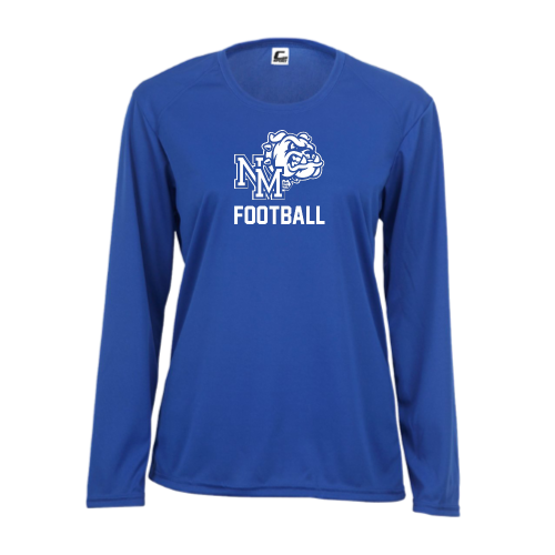 Load image into Gallery viewer, North Mason Football - Ladies LS Performance Tee
