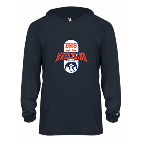 Beech HS - Wrestling - Youth LS Performance Tee with Hoodie