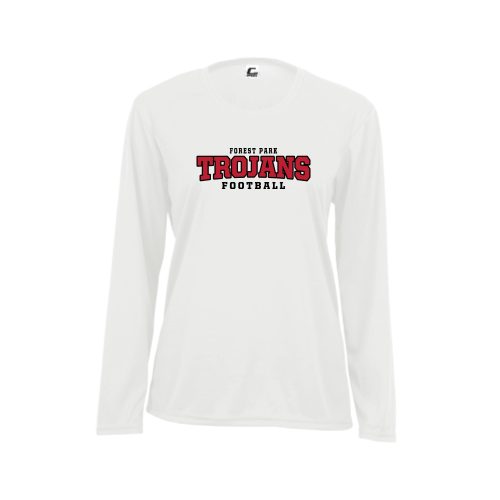 Forest Park Trojans - Ladies LS Performance Tee