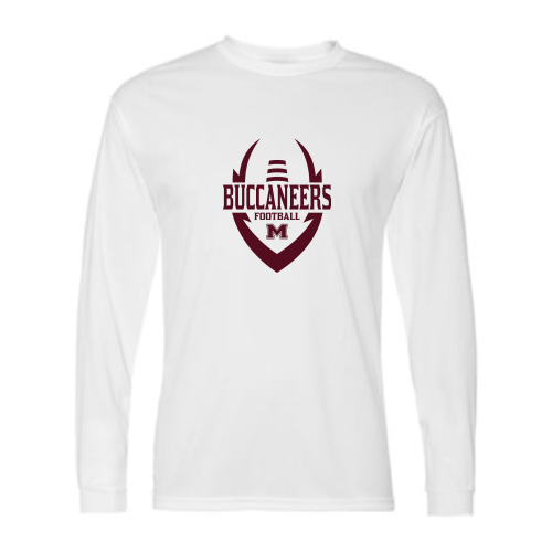 Load image into Gallery viewer, Milford Buccaneers - Adult LS Performance Tee
