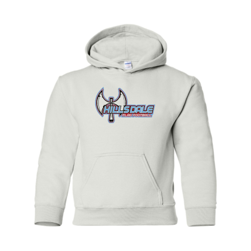 Load image into Gallery viewer, Hillsdale Football - Youth Pullover Hood Sweatshirt
