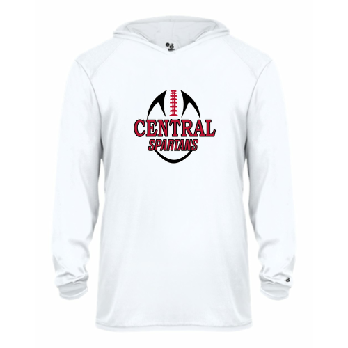 Central Davidson - Youth LS Performance Tee with Hood