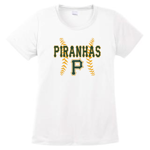 Load image into Gallery viewer, Pratt Piranhas - Sport-Tek Ladies PosiCharge Competitor Tee
