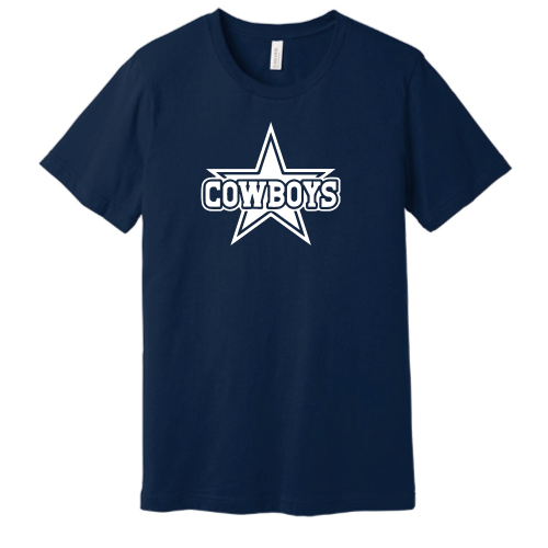 TV Cowboys - Canvas Adult Short Sleeve Cotton Tee