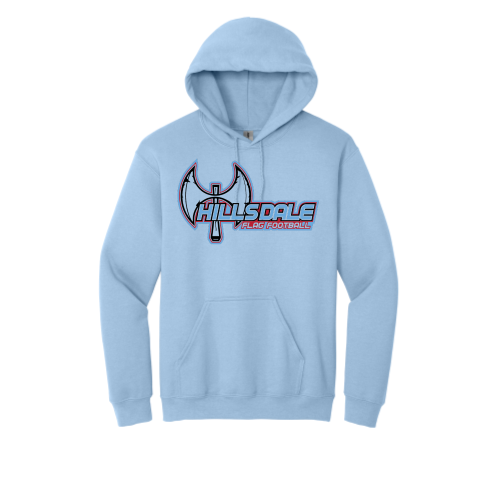 Hillsdale Football - Adult Pullover Hood Sweatshirt