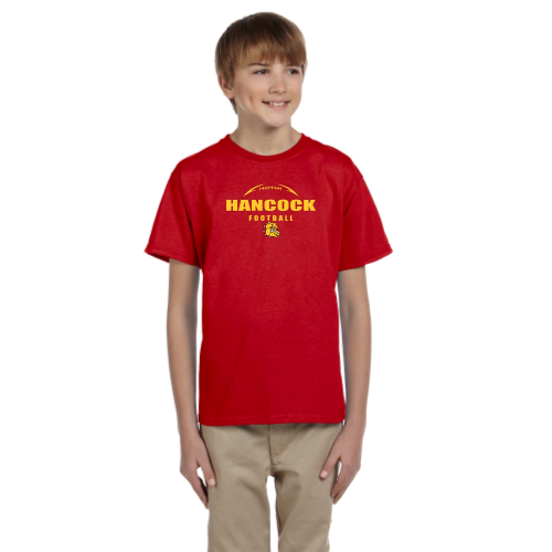 Hancock Football - Youth Short Sleeve Cotton Tee