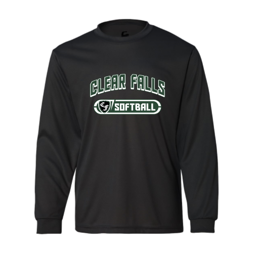 Load image into Gallery viewer, Clear Falls - Softball - Ladies LS Performance Tee
