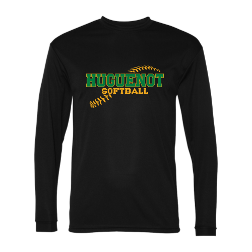 Huguenot Softball - Adult LS Performance Tee