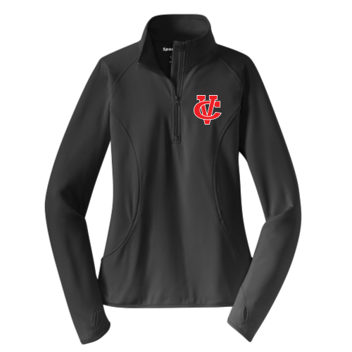 Load image into Gallery viewer, Coosa Valley Softball - Ladies Sport Wicking 1-4 Zip Pullover
