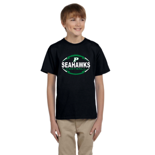 Load image into Gallery viewer, Peninsula Youth Seahawks - Youth Short Sleeve Cotton Tee
