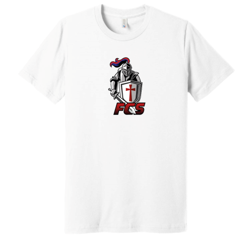 Faith Christian School - Canvas Adult Short Sleeve Cotton Tee