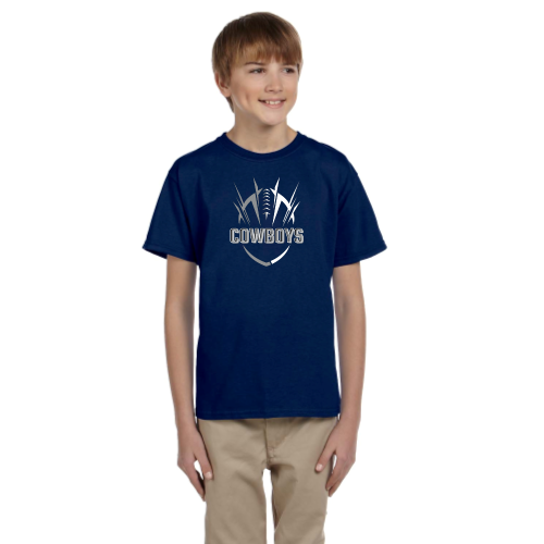 Load image into Gallery viewer, Tanque Cowboys - Youth Short Sleeve Cotton Tee
