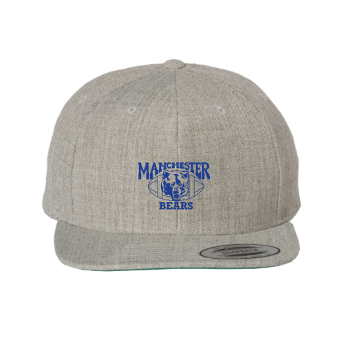 Load image into Gallery viewer, Manchester Bears Football -  Premium Flat Bill Snapback
