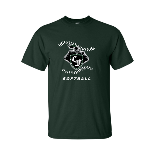 Load image into Gallery viewer, Clear Falls HS - Softball - Adult Short Sleeve Cotton Tee
