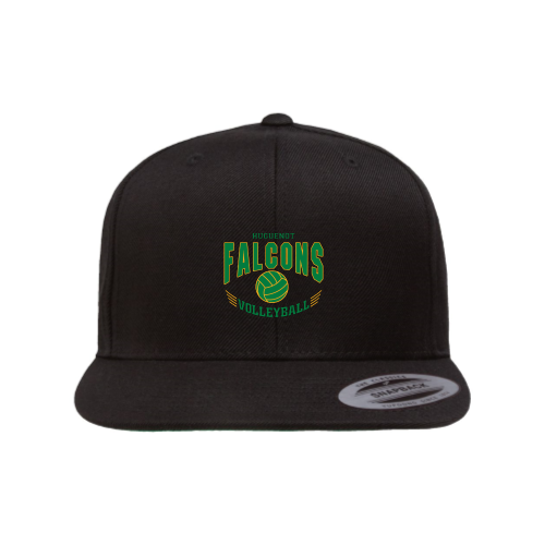 Huguenot Volleyball - Premium Flat Bill Snapback