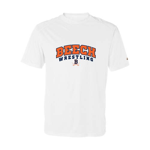 Beech High School Wrestling White - Adult B-Core SS Performance Tee # 412000