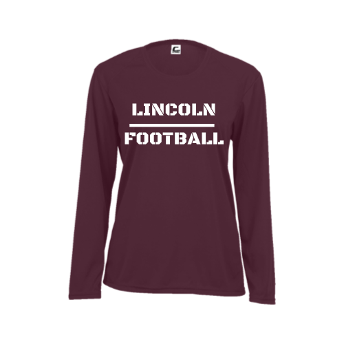 Load image into Gallery viewer, Lincoln Football - Ladies LS Performance Tee
