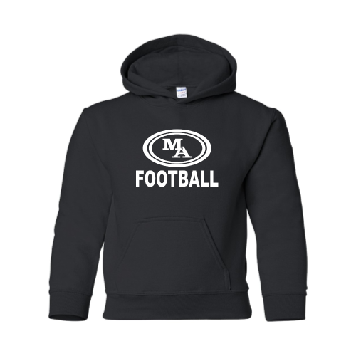 MA Football -  Youth Pullover Hood Sweatshirt