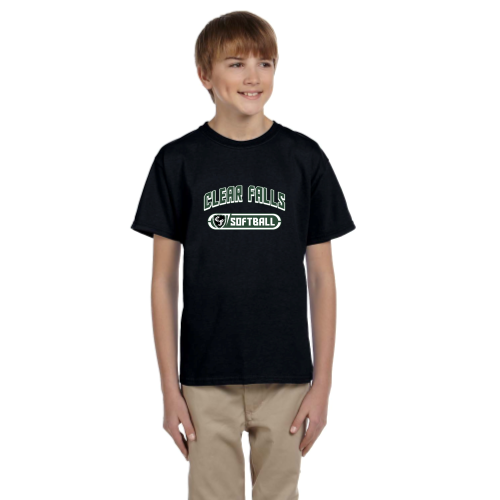 Clear Falls - Softball - Youth Short Sleeve Cotton Tee