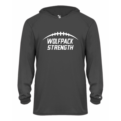 Load image into Gallery viewer, Lincoln HS - Youth LS Performance Tee with Hood
