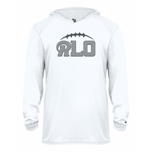 RLO Football -  Youth LS Performance Tee with Hood