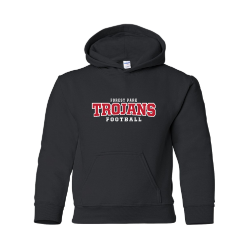 Forest Park Trojans - Youth Pullover Hood Sweatshirt