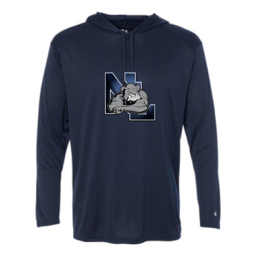 Northern Lehigh Wrestling - Adult LS Performance Tee with Hood