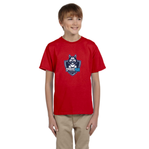 Load image into Gallery viewer, Spring Run  - Youth Short Sleeve Cotton Tee
