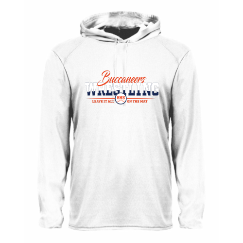 Load image into Gallery viewer, Beech High School Wrestling - Adult LS Performance Tee with Hood
