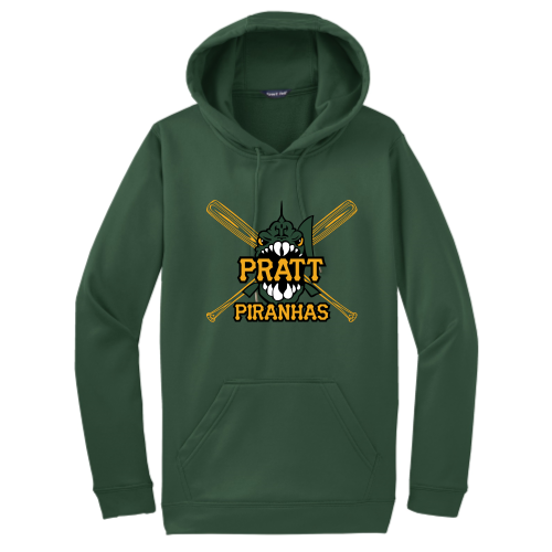 Pratt Piranhas - Sport-Tek Sport-Wick Fleece Hooded Pullover