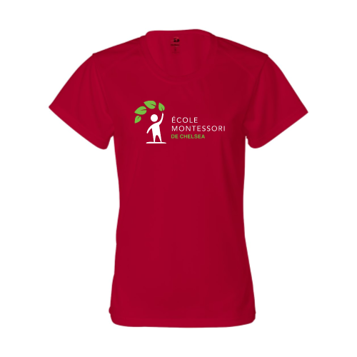 Load image into Gallery viewer, Ecole Montessori - Ladies B-Core SS Performance Tee
