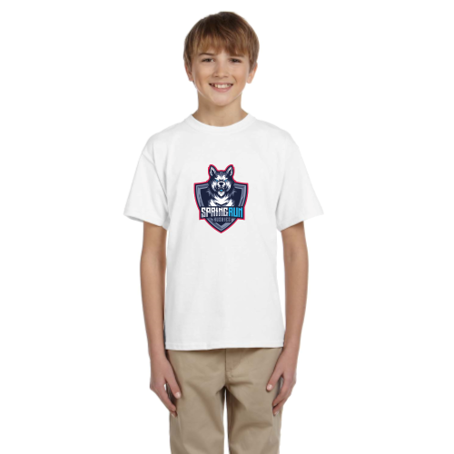 Load image into Gallery viewer, Spring Run  - Youth Short Sleeve Cotton Tee
