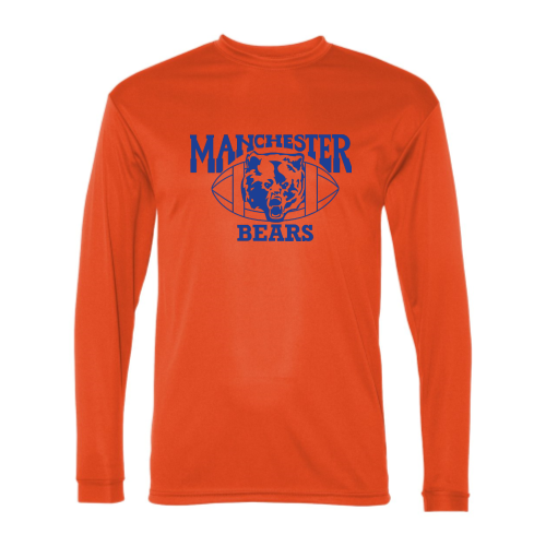 Load image into Gallery viewer, Manchester Bears Football -  Adult LS Performance Tee
