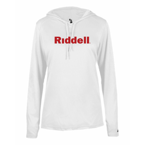 Ladies Long Sleeve  Performance Tee with Hood