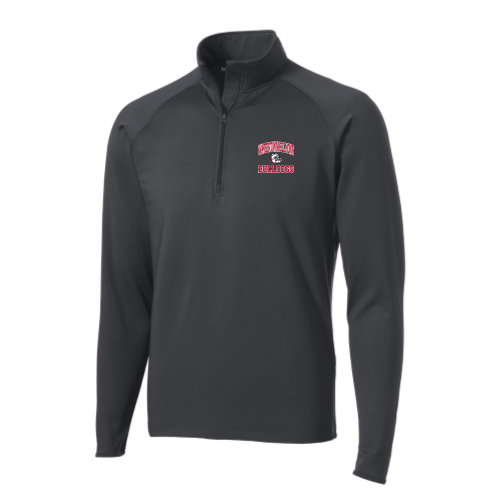 WB Youth Football -  Sport Wicking 1/4 Zip Pullover - Grey