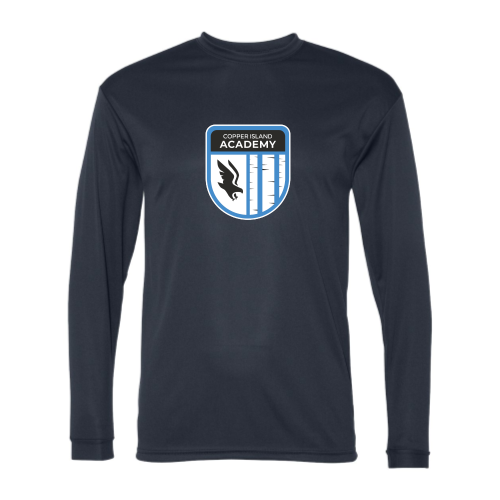 Copper Island Academy - Adult LS Performance Tee