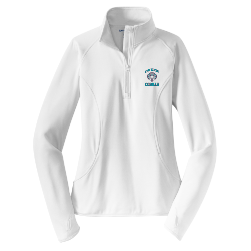 Queen Cobras - Ladies Sport Wicking 1/4 Zip Pullover